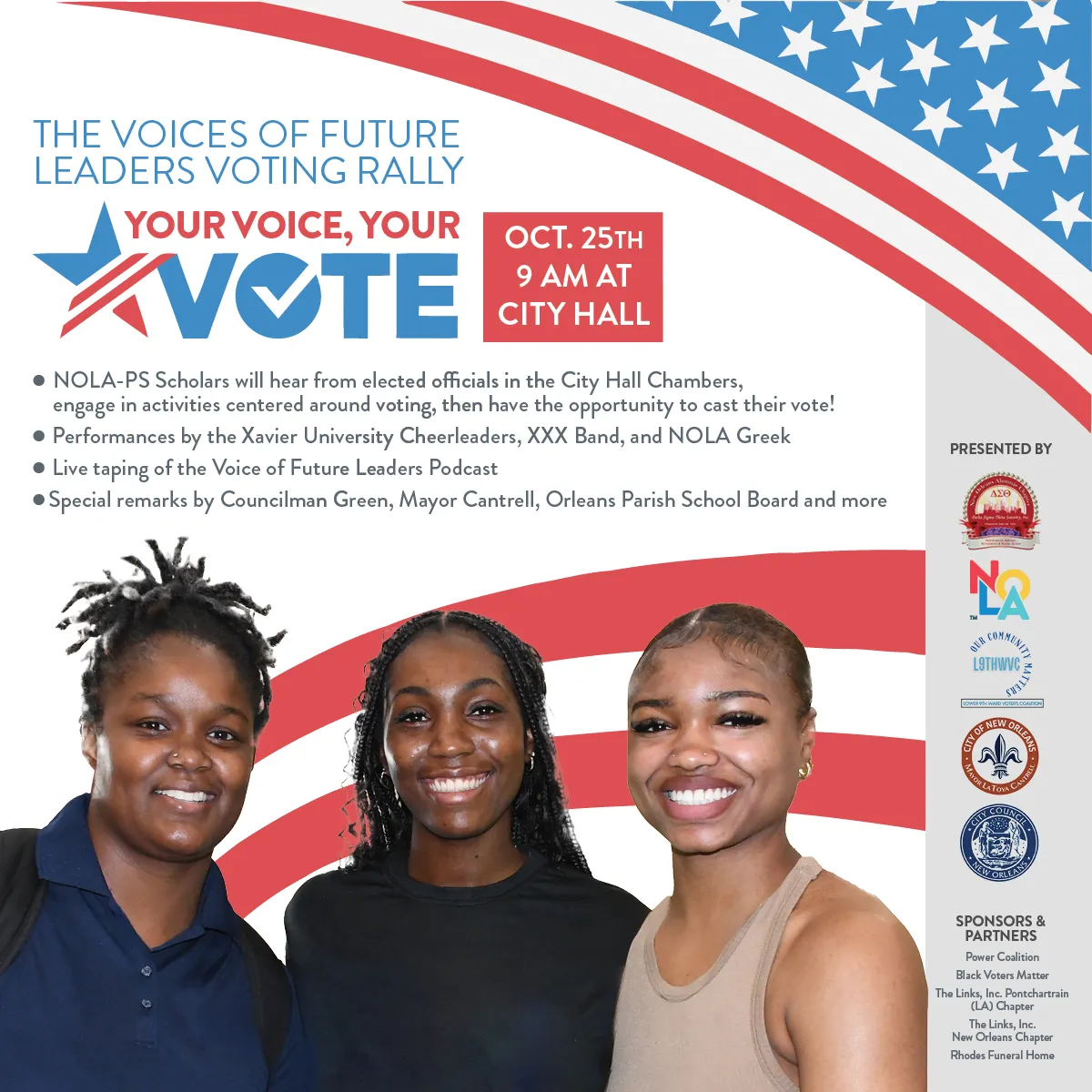 New Orleans Public Schools flyers (part of campaigns including logos and style guides)